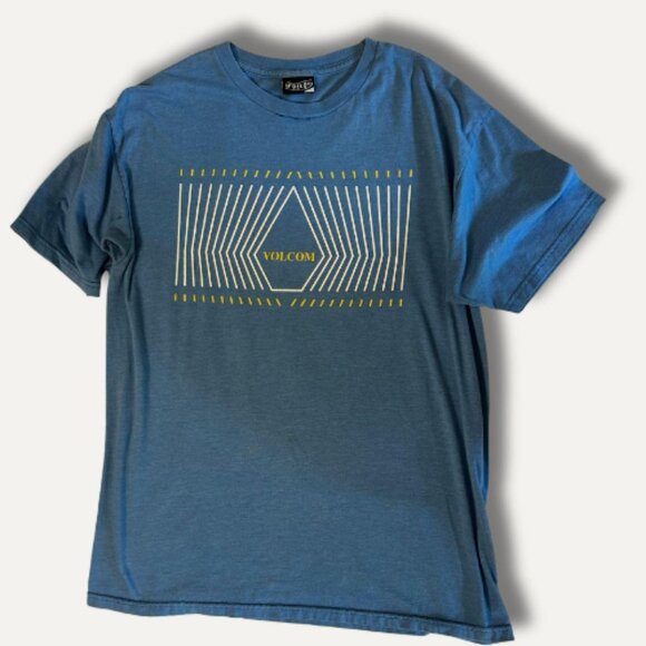 Volcom Graphic Tee – Blue – Men’s L - Picture 1 of 2